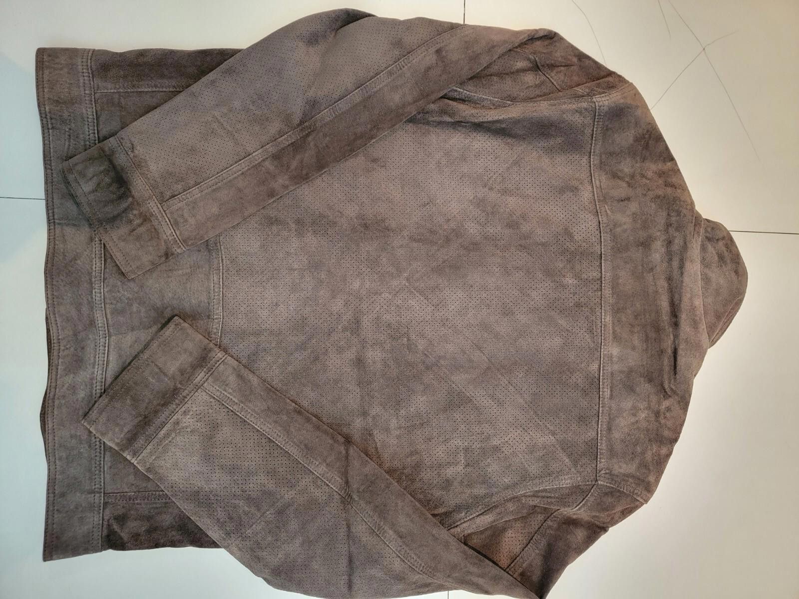 Calvin Klein Calvin Klein Leather Zipper Jacket Brown Long Sleeve Size L / US 10 / IT 46 - 3 Thumbnail