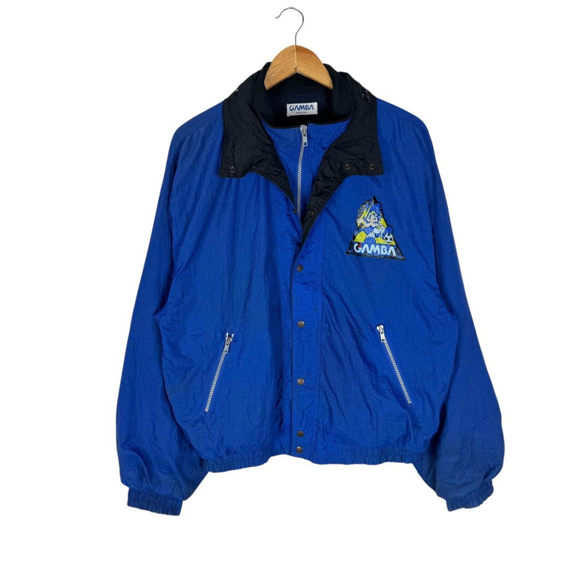 Vintage 🌟VINTAGE 90s GAMBA OSAKA J LEAGUE SOCCER JACKET Size US M / EU 48-50 / 2 - 3 Thumbnail