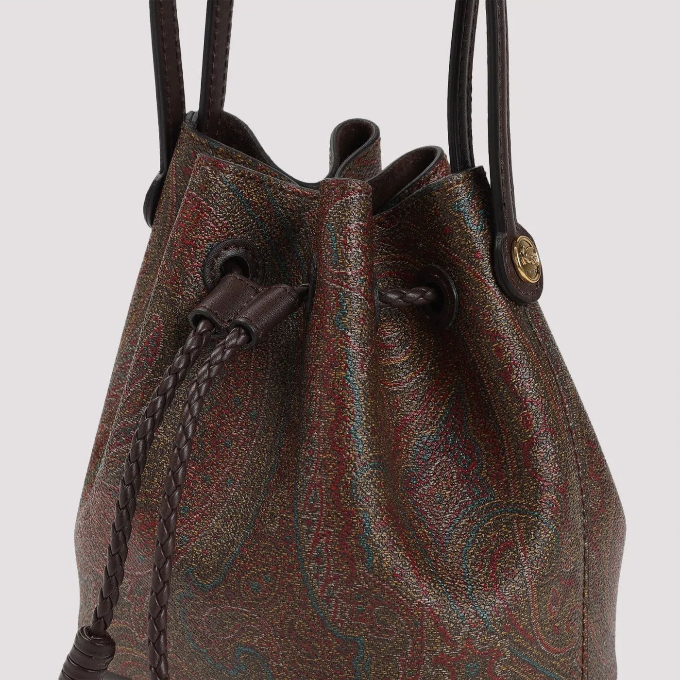 Etro ETRO Arnica Small Brown Bucket Bag New And Authentic Size ONE SIZE - 4 Thumbnail