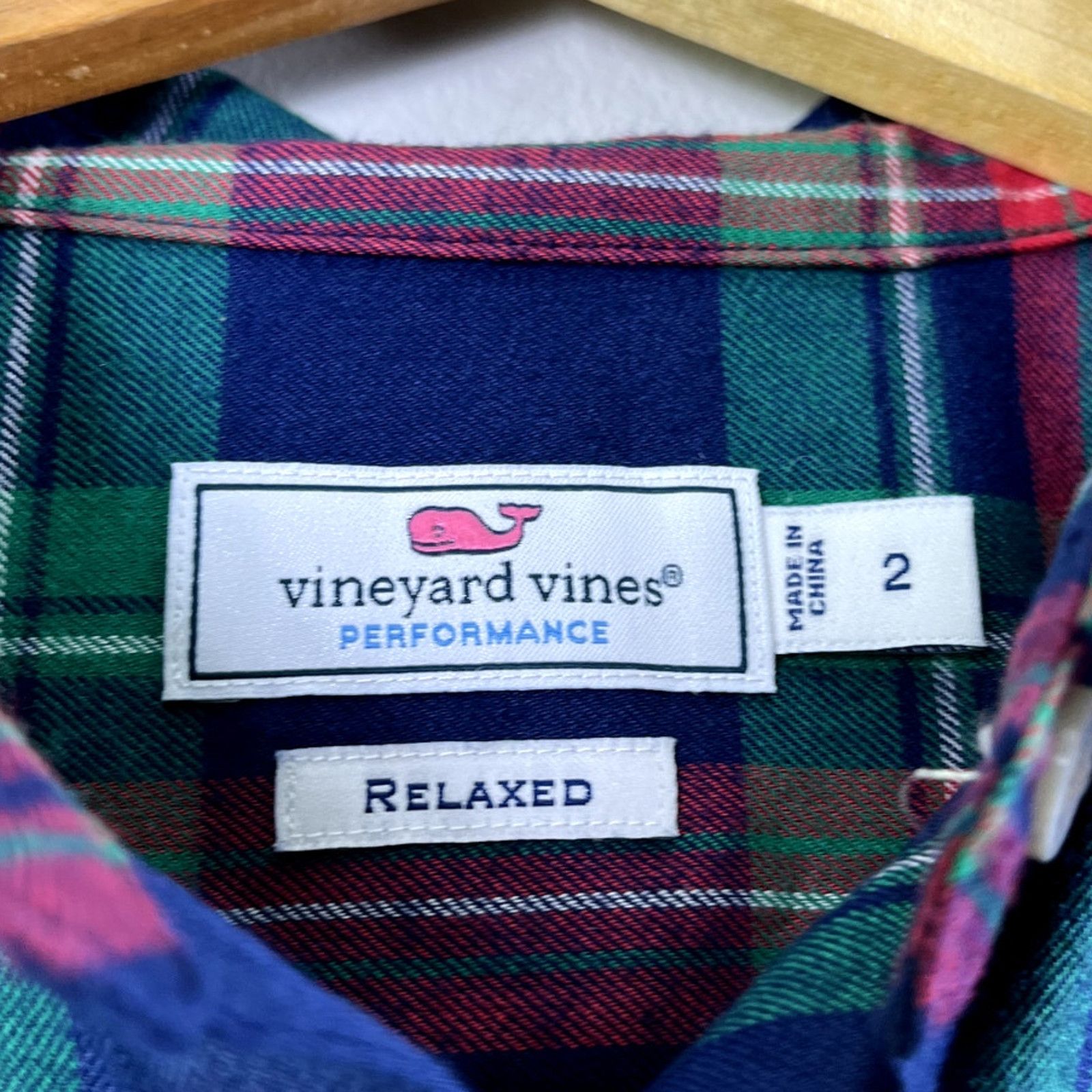 Vineyard Vines Women's Button Front Colorful Plaid Vineyard Vines Shirt 2 Size XS / US 0-2 / IT 36-38 - 2 Thumbnail