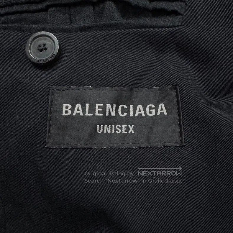 Balenciaga Balenciaga Distressed Klein Pin Blazer. Size US XXS / EU 40 - 2 Thumbnail