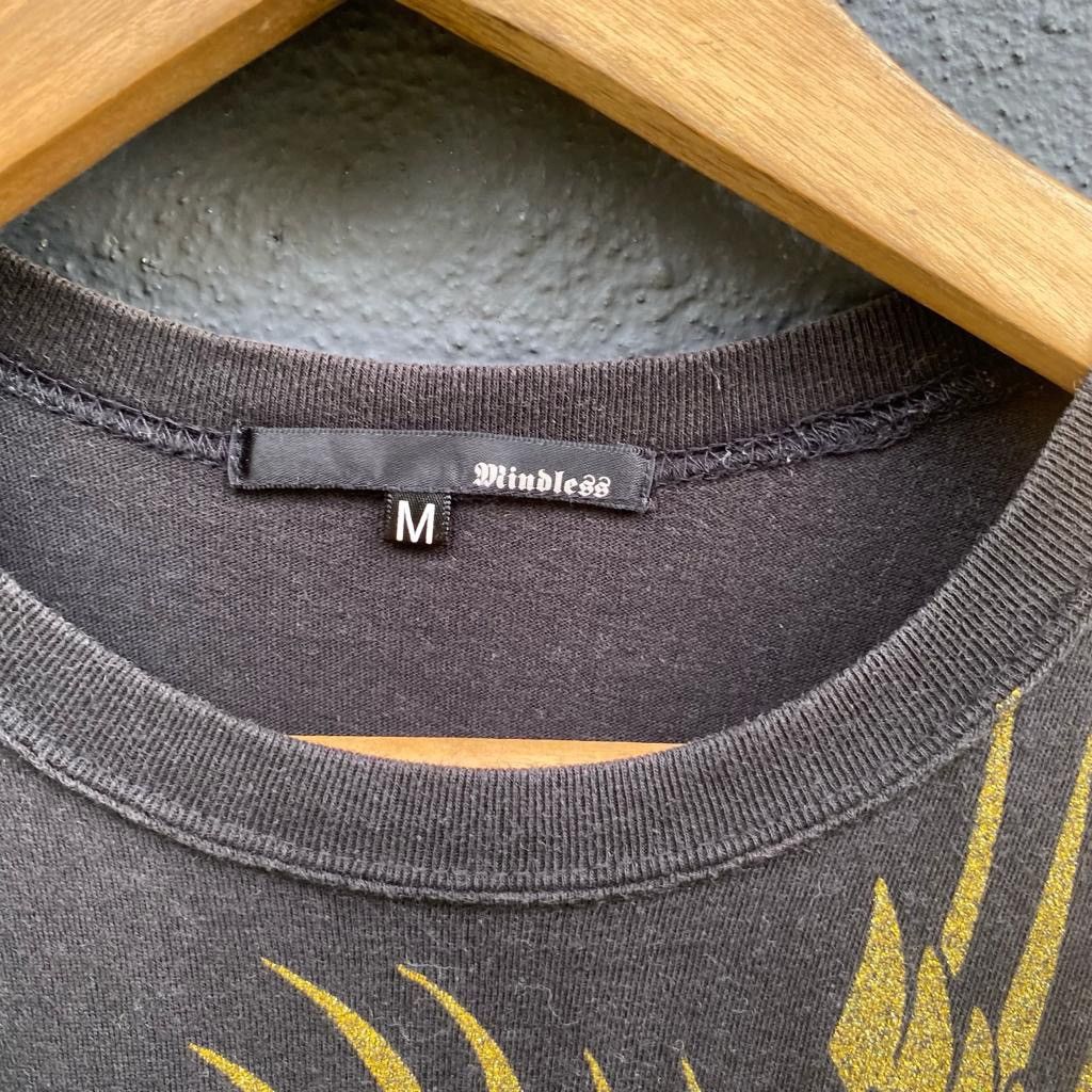 Thrashed Faded Windless Dragon Sukajan Japanese Brand Tee