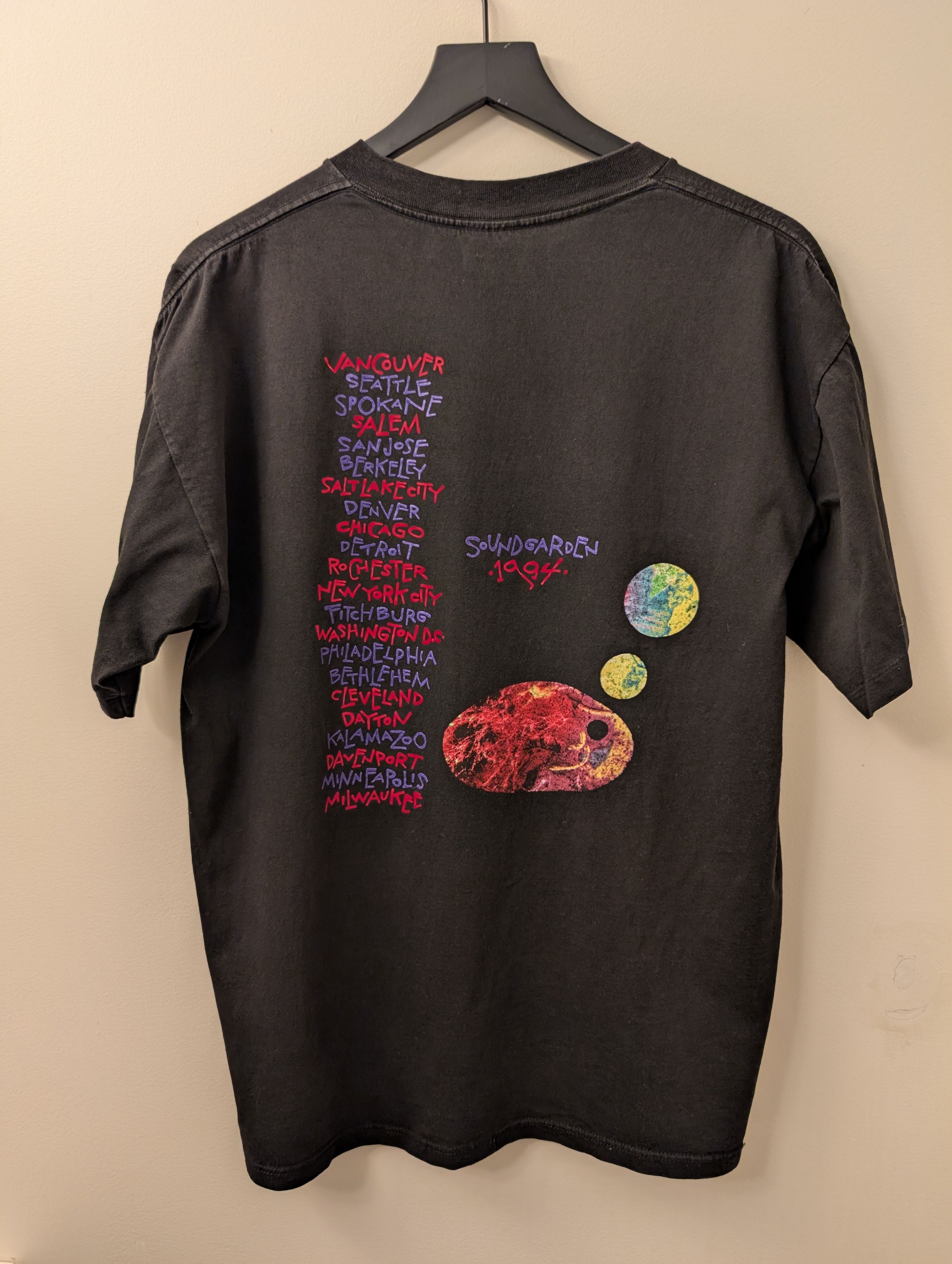 Band Tees Vintage 1994 Soundgarden Superunknown Tour T-Shirt Size US XL / EU 56 / 4 - 2 Thumbnail