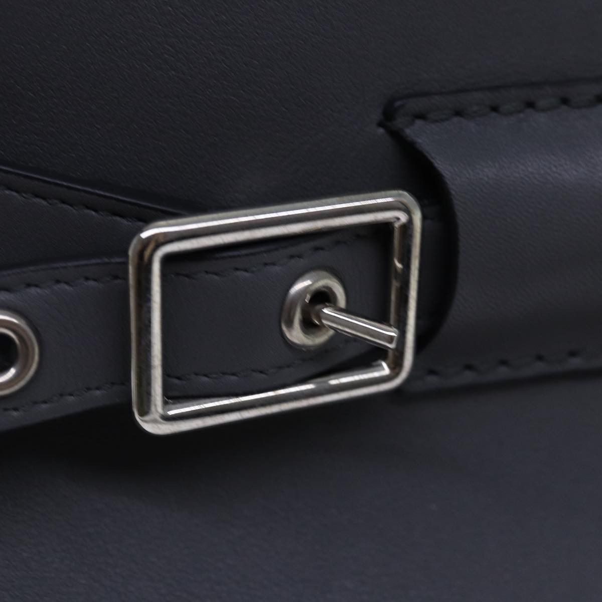 Celine CELINE Big Bag Shoulder Bag Leather Gray Size ONE SIZE - 9 Thumbnail