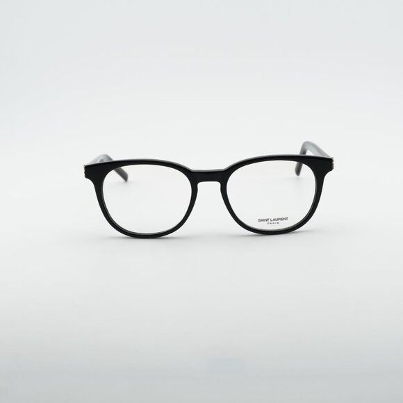 Saint Laurent Paris Saint Laurent SL M111 001 Round Eyeglasses Black 52mm Frame Size ONE SIZE - 2 Thumbnail