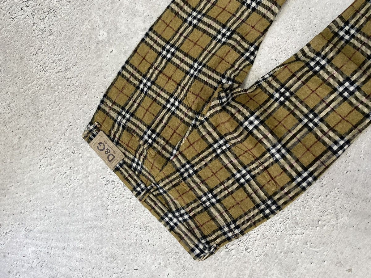 Burberry Vintage dolce Gabbana X Burberry nova check slim pants Size US 33 - 10 Thumbnail