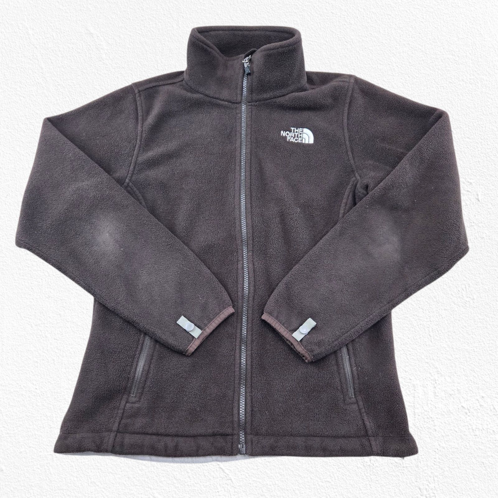 The North Face The North Face Brown Full Zip Fleece Jacket Size Medium Size M / US 6-8 / IT 42-44 - 2 Thumbnail