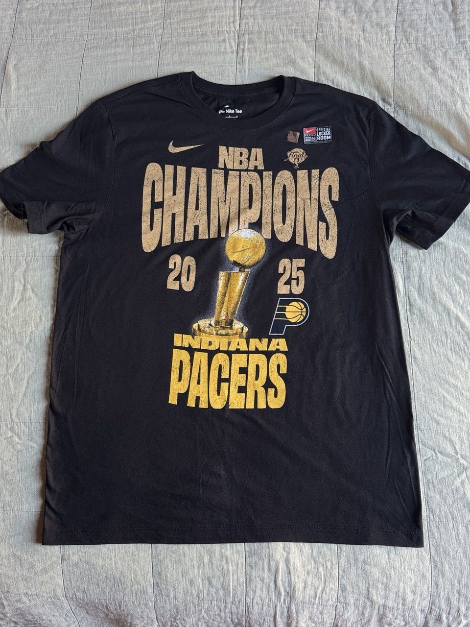 Nike Indiana Pacers 2024 NBA Champions Phantom T-Shirt BNWT