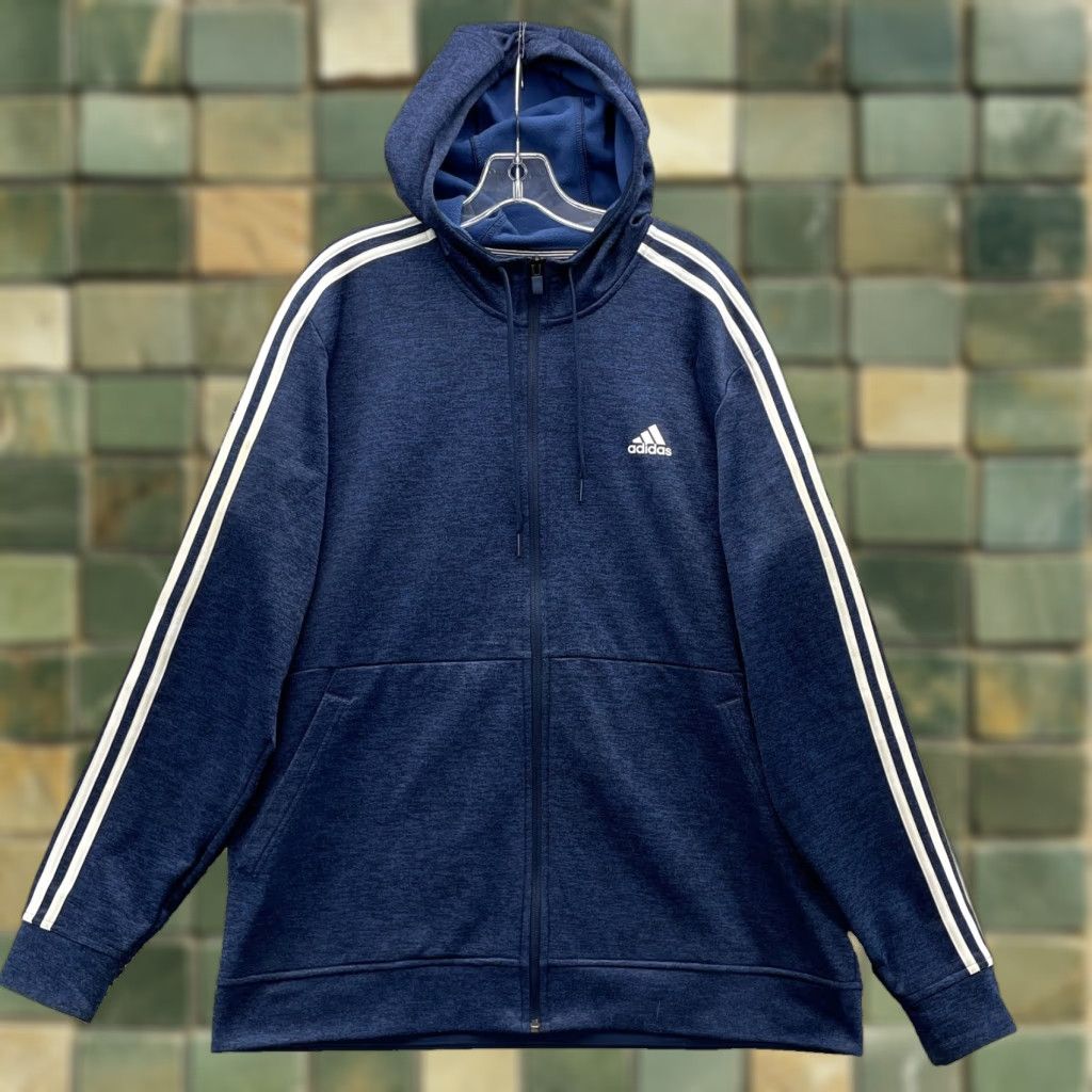 Adidas Adidas Track Hoodie Jacket Large Sportswear Training Soccer 90's Gym Shirt Mens Hoodie X Size US L / EU 52-54 / 3 - 1 Thumbnail