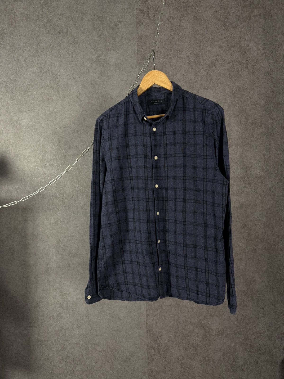 Allsaints Allsaints designer logo shirt Size US M / EU 48-50 / 2 - 1 Thumbnail