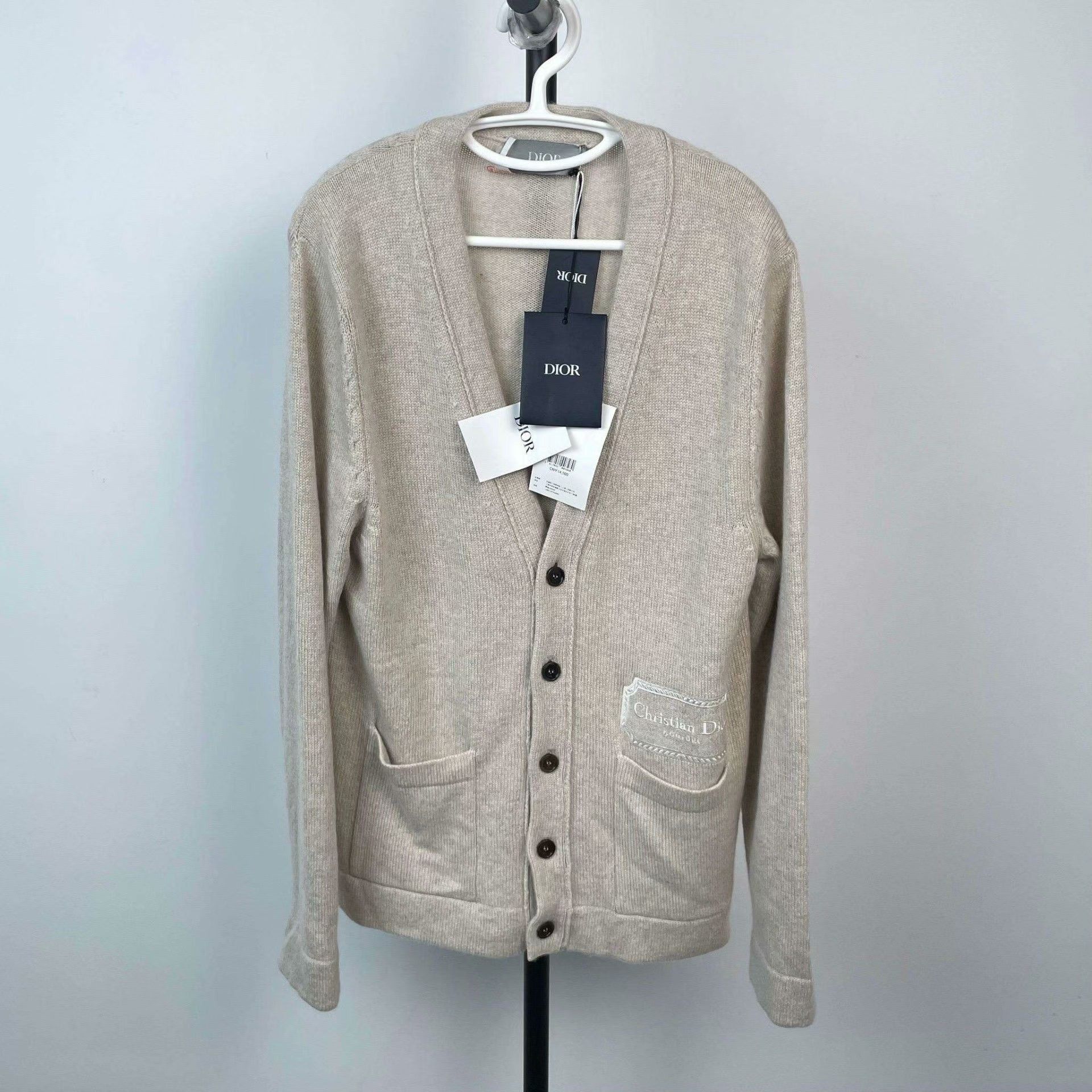 Dior Dior Gray Sweater S Women Size S / US 4 / IT 40 - 1 Thumbnail