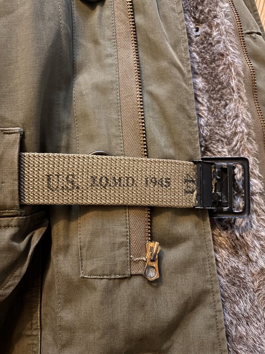 Buzz Rickson's Rare M1945 winter parka WW2 alpaca lined belted dated 1945 Size US S / EU 44-46 / 1 - 5 Thumbnail