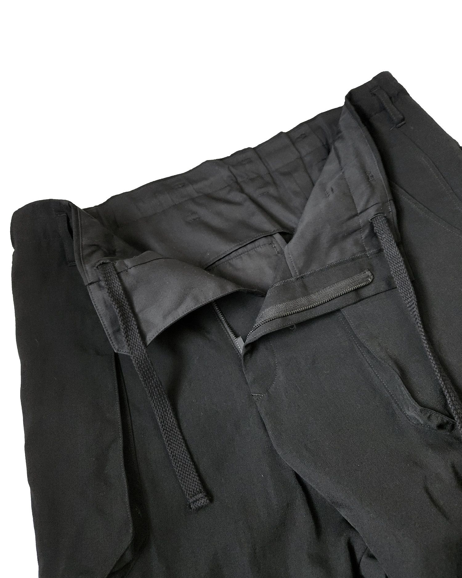 Yohji Yamamoto Yohji Yamamoto Pour Homme Wool Gabardine Pocket Detail Pants Size US 30 / EU 46 - 3 Thumbnail