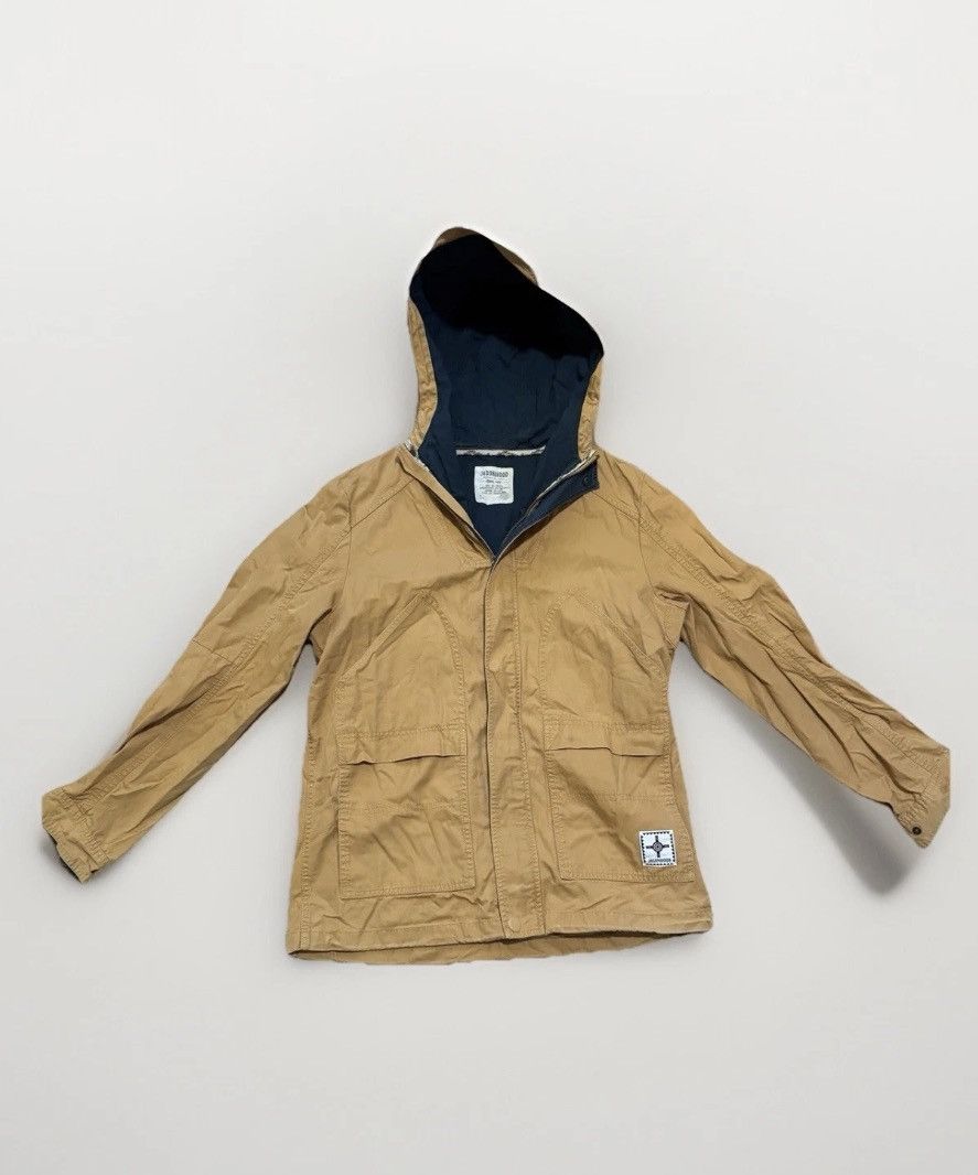 Other Jasonwood Hooded Field Jacket - Mustard / Navy – M Size US M / EU 48-50 / 2 - 1 Thumbnail