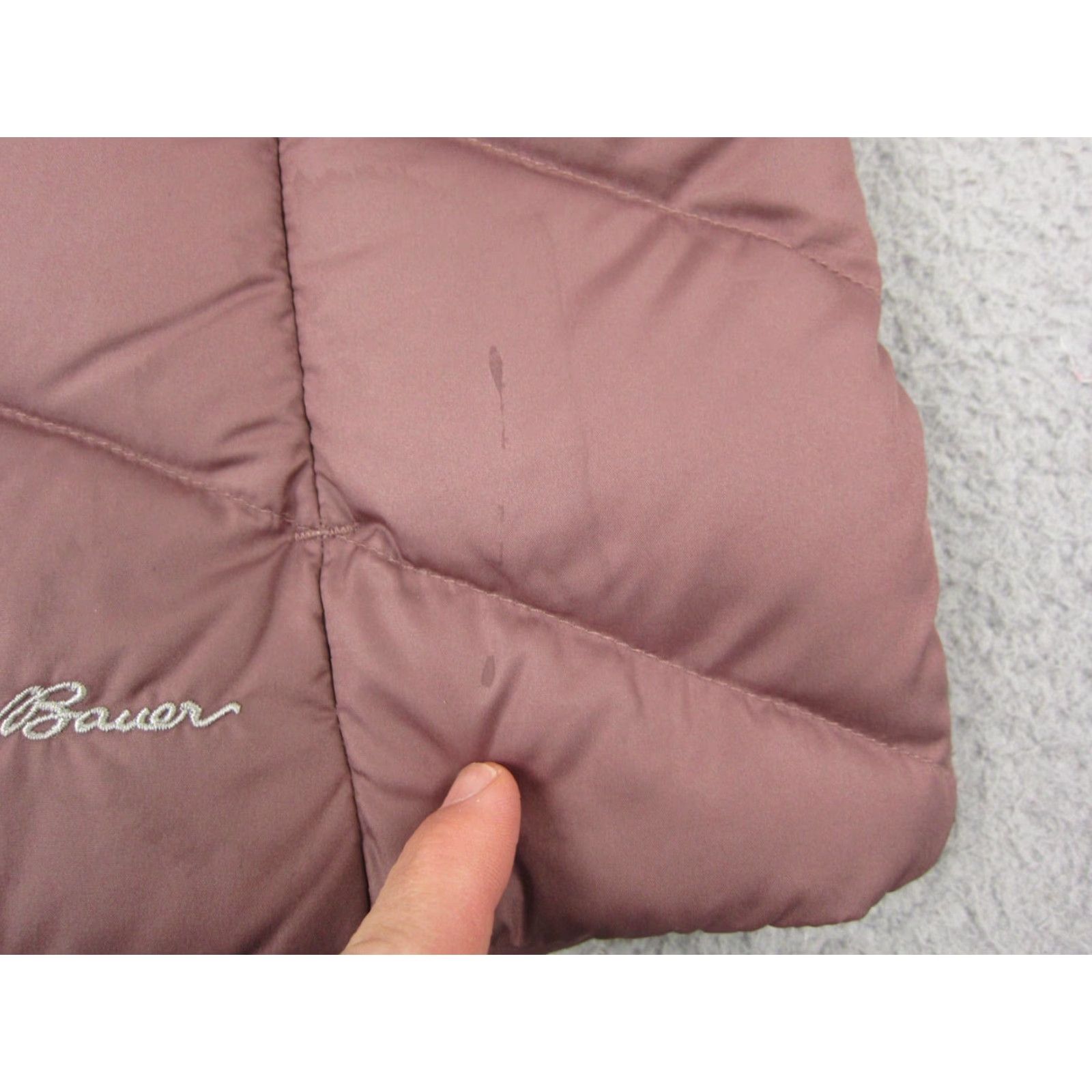 Eddie Bauer Eddie Bauer Puffer Vest Womens L Purple Down Fill Quilted Zip Vest Size L / US 10 / IT 46 - 3 Thumbnail