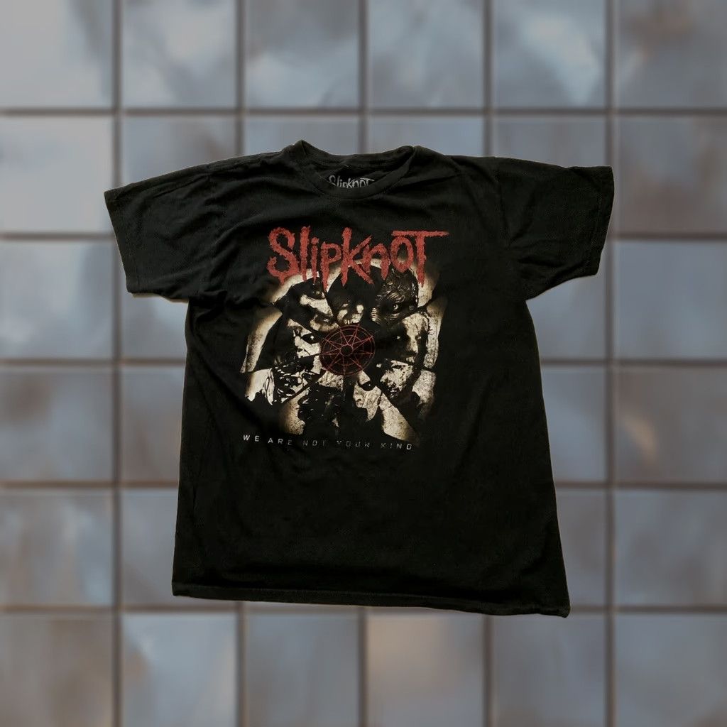Vintage Slipknot We Are Not Your Kind Nu Alternative Heavy Metal Rock Band T-Shirt M Black Mens Twitter Size US M / EU 48-50 / 2 - 1 Thumbnail