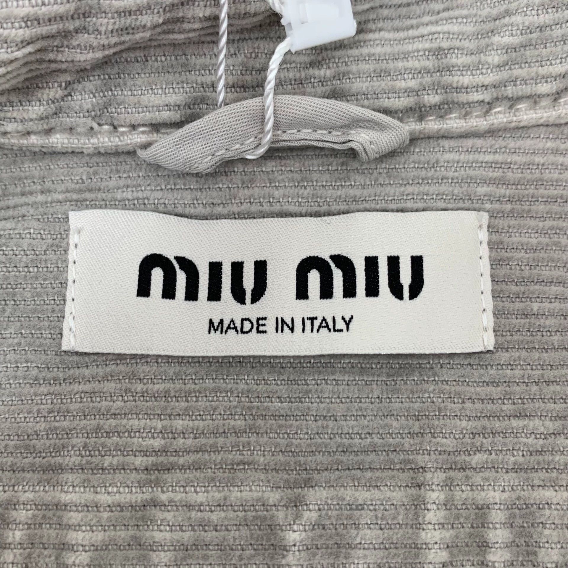 Miu Miu Miu Miu Cotton Collar Single-Breasted Long-Sleeve Shirt Size S / US 4 / IT 40 - 7 Thumbnail