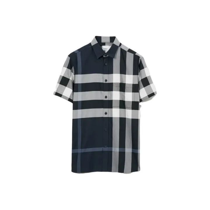 Burberry Burberry Burberry Color Block Plaid Shirt for Men-2507 Size US M / EU 48-50 / 2 - 2 Thumbnail