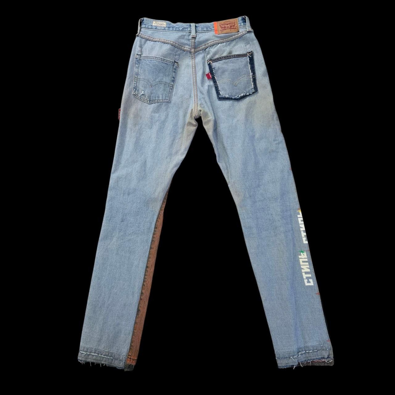 Heron Preston × Levi's Heron Preston x Levi’s Faded Orange 501 Jeans - Size 29 x 32 Size US 29 - 5 Thumbnail