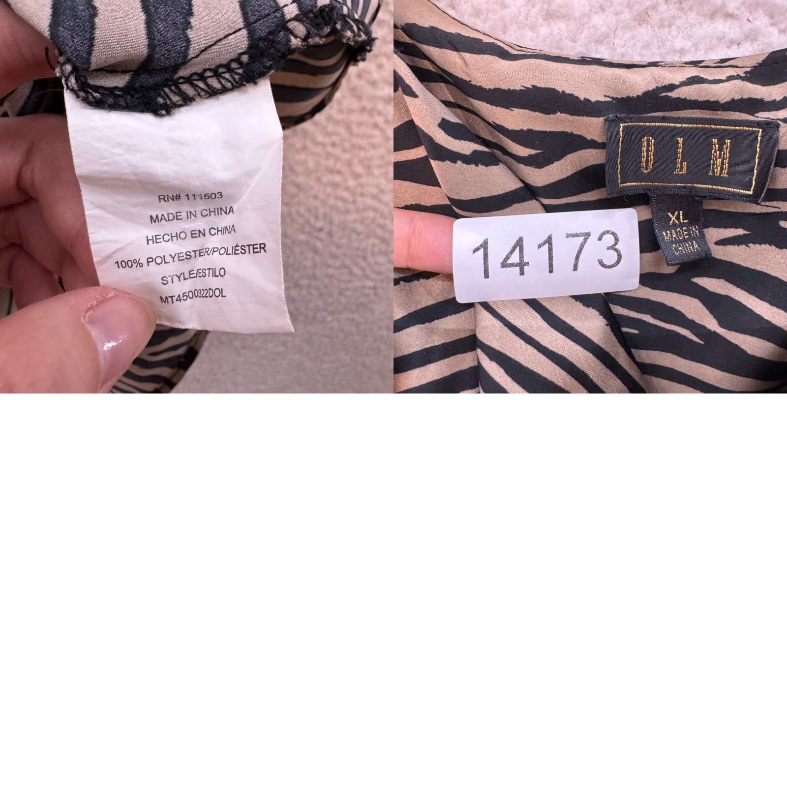 Vintage VINTAGE Y2K Camisole Tank Top XL Satin Zebra Animal Print Boho Grunge Shirt Womens Size XL / US 12-14 / IT 48-50 - 8 Thumbnail