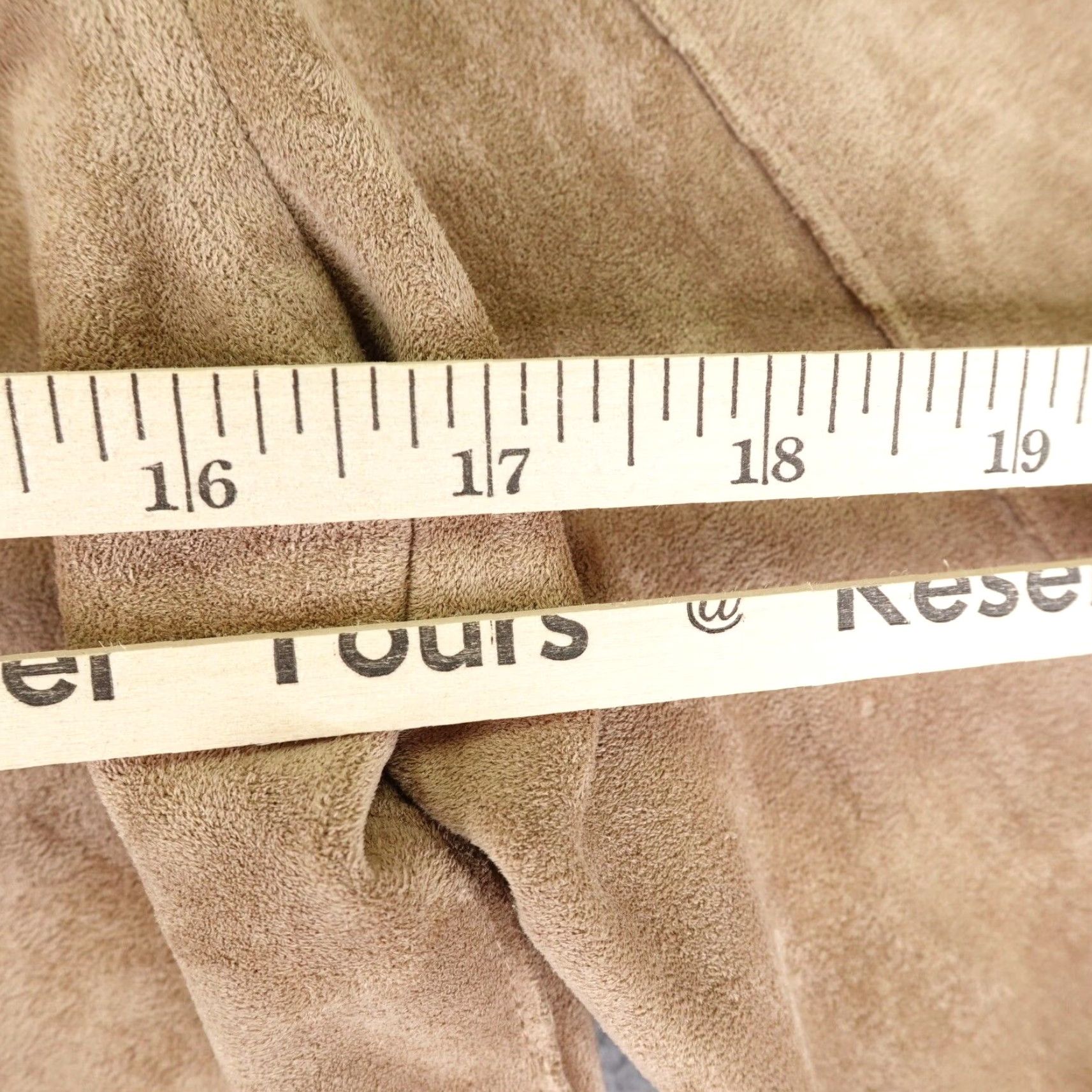 Vintage BLANKNYC Jacket Womens Medium Brown Asymmetrical Moto Poly Suede Short Coat Womens Size 32" / US 10 / IT 46 - 6 Thumbnail