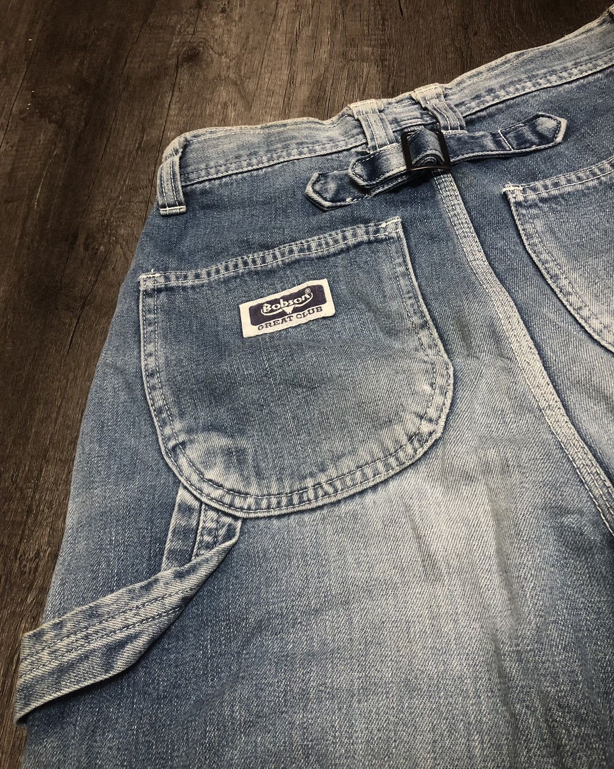Japanese Brand × Vintage Vintage Bobson Great Club Jeans Carpenter Size US 27 - 13 Thumbnail