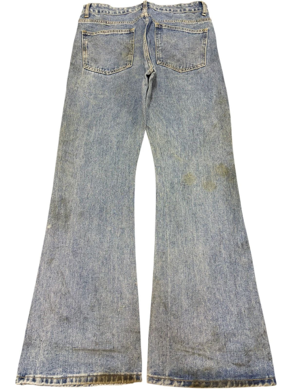Wrangler Vintage Japanese Brand Dirtied Wash Flare Jeans Size US 31 - 2 Thumbnail