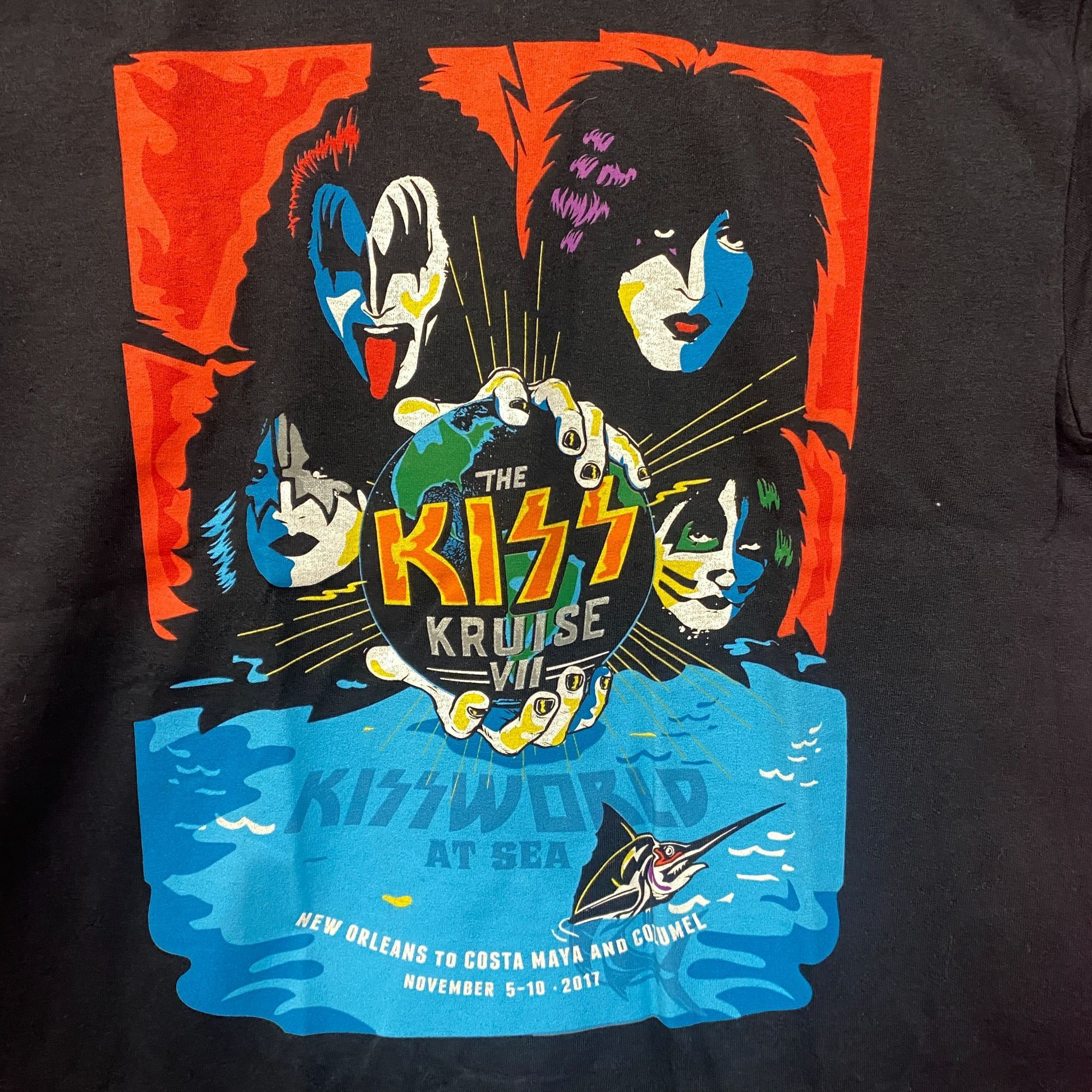 KISS Kiss Kruise VII World At Sea Rock T-Shirt Large Size US L / EU 52-54 / 3 - 2 Thumbnail