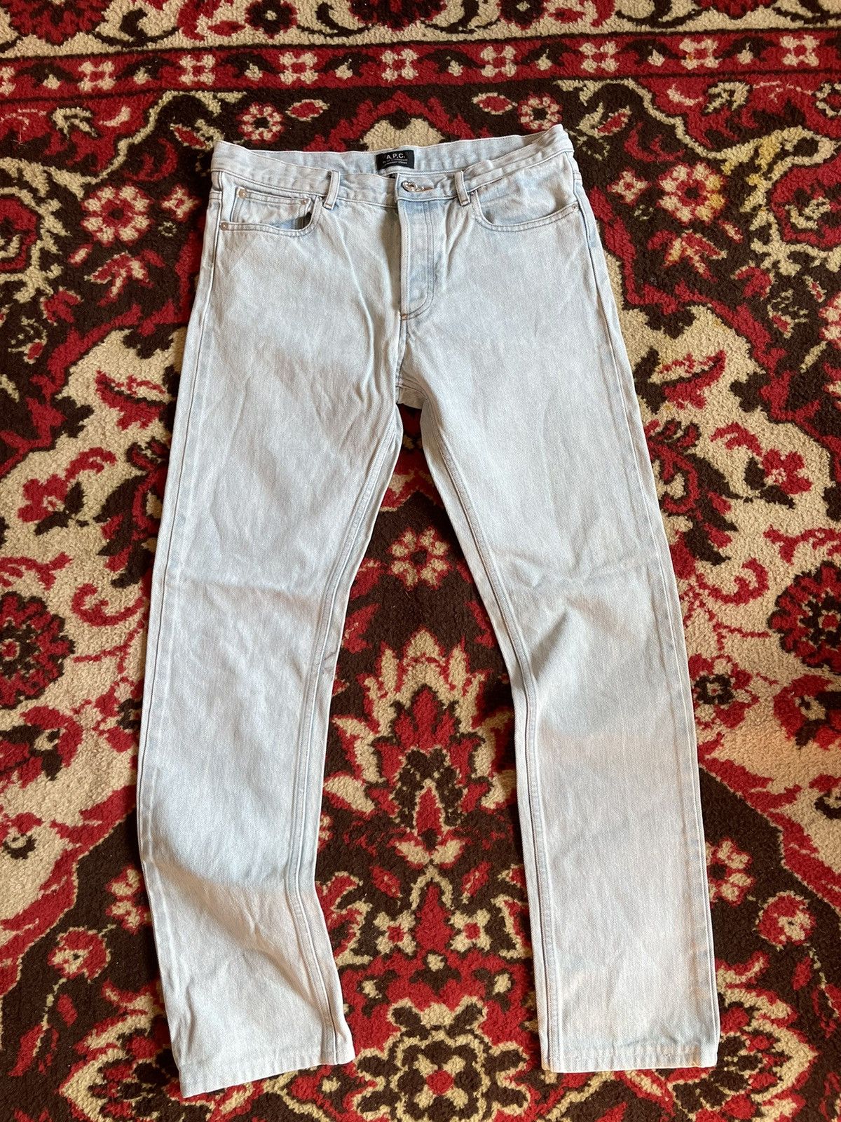 APC selvedge Standard Slim Fit Denim Jeans Blue