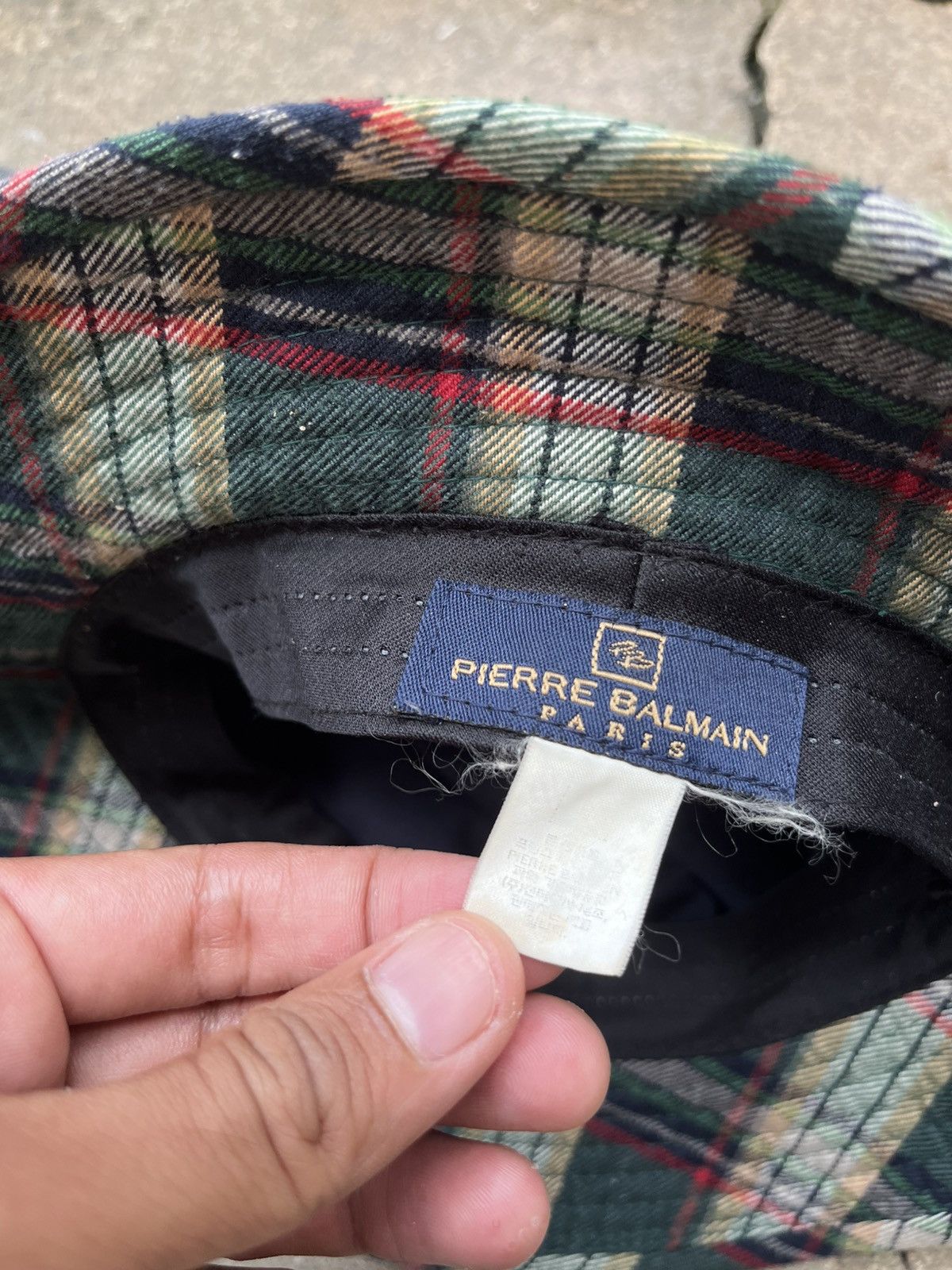 Balmain Pierre balmain flannel bucket hat Size ONE SIZE - 5 Thumbnail