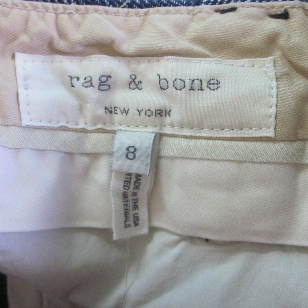 Rag & Bone Rag & Bone Womens Size 8 Claud Indigo Hemp & Cotton Trouser Size 28" / US 6 / IT 42 - 4 Thumbnail