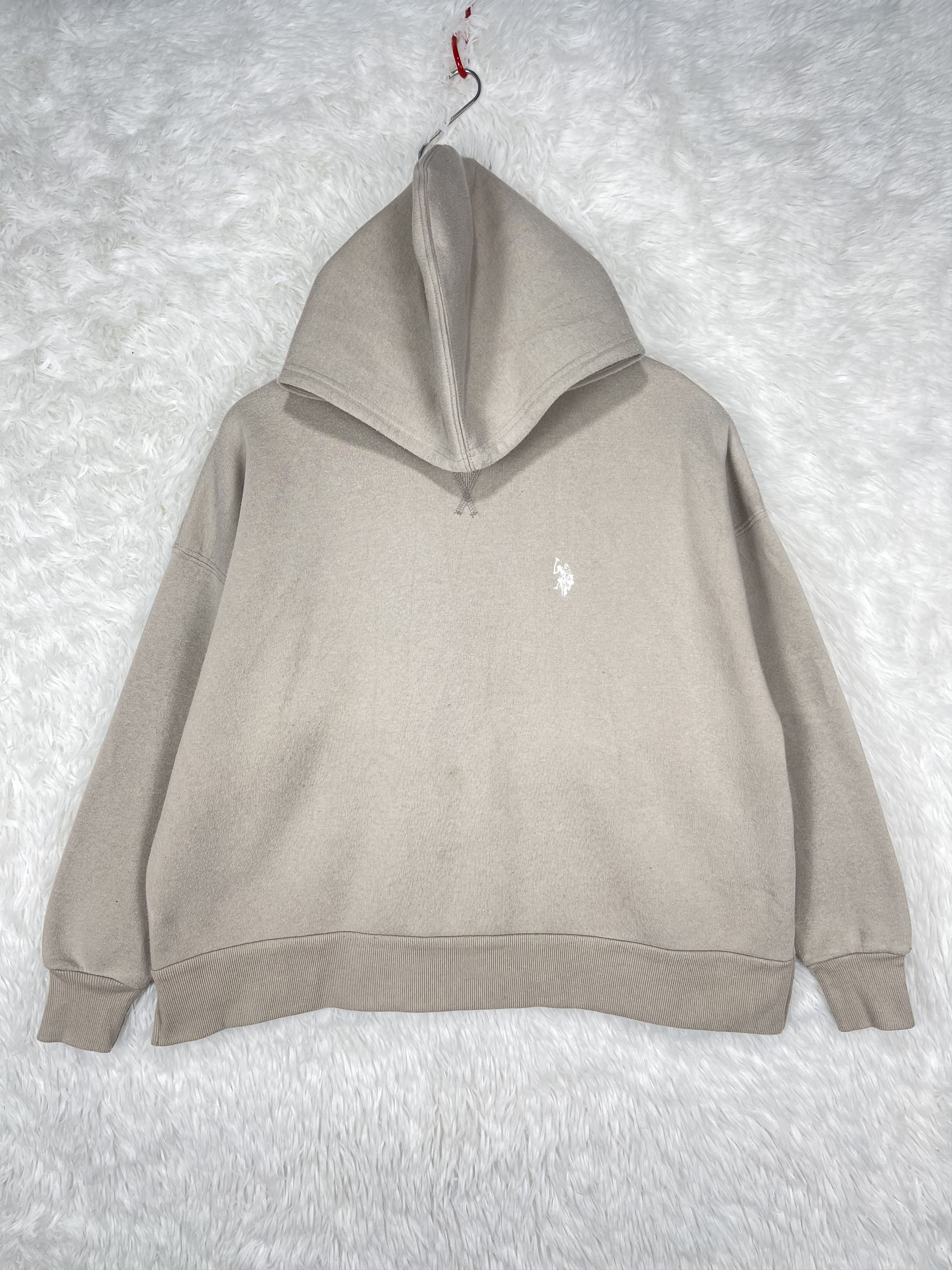 U.S. Polo Assn. Vintage U.S. Polo Assn. Beige Hoodie Sweatshirt AS0033 Size US M / EU 48-50 / 2 - 1 Thumbnail