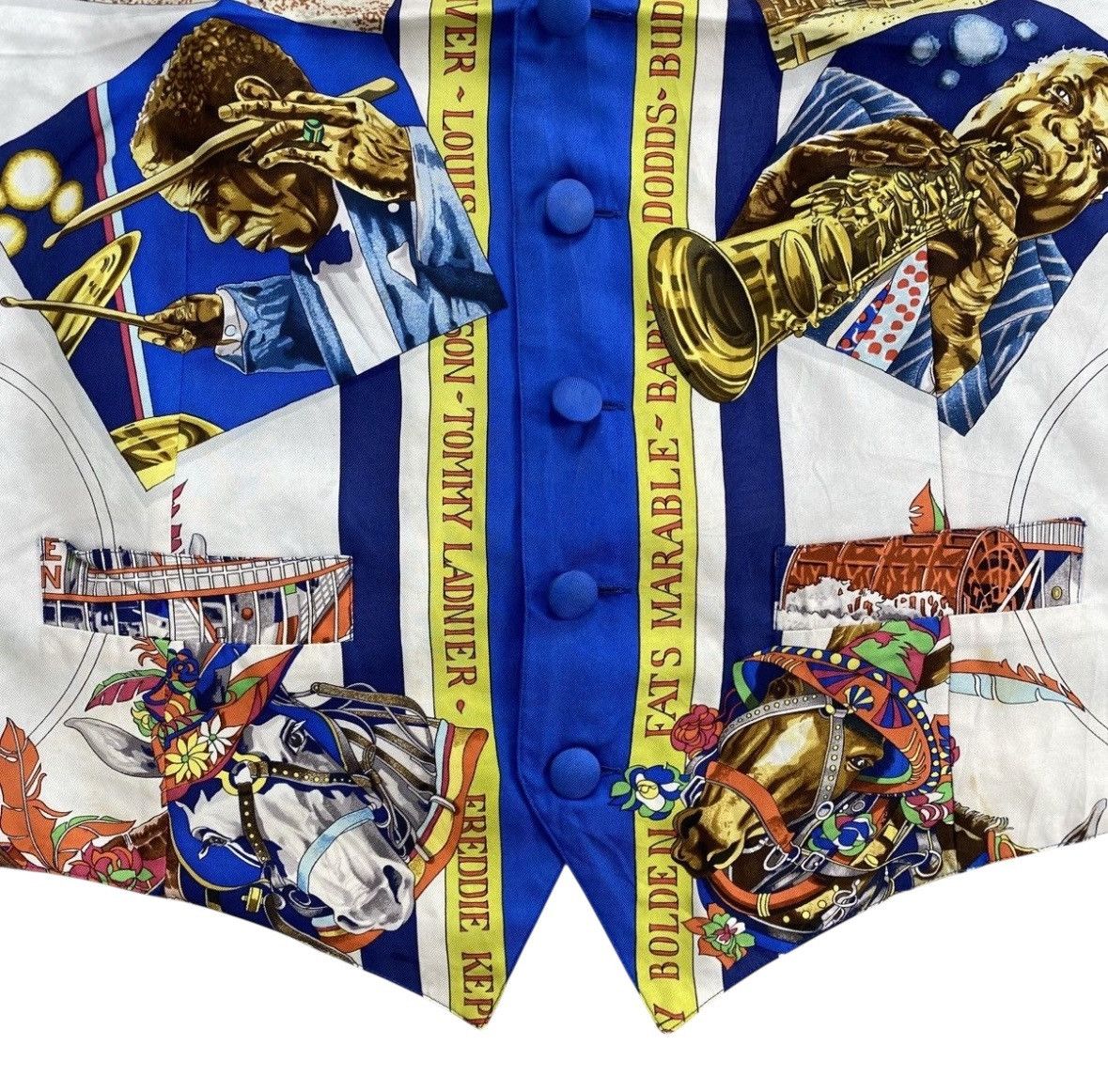 Hermes HOLY GRAILS!! Archives 90s Hermes VEST ALL OVER PRINT Size US M / EU 48-50 / 2 - 5 Thumbnail