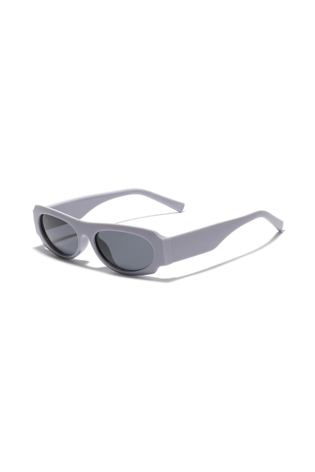 Other Rare Vtg Y2k Avant Garde Square Grey Sunglasses Unisex OS Size ONE SIZE - 5 Thumbnail