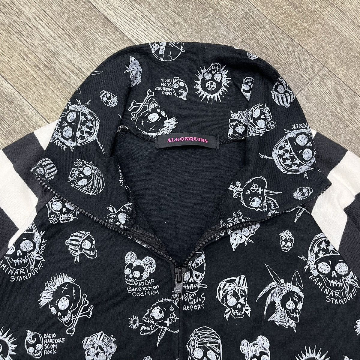 14th Addiction × If Six Was Nine × Le Grande Bleu (L.G.B.) Algonquins Punk Gothic Skulls LGB Style Jacket Ifsixwasnine Size US M / EU 48-50 / 2 - 4 Thumbnail