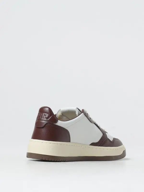 AUTRY o1y0426 Logo Low-Top Sneakers in Brown/White Size US 7 / EU 40 - 2 Thumbnail