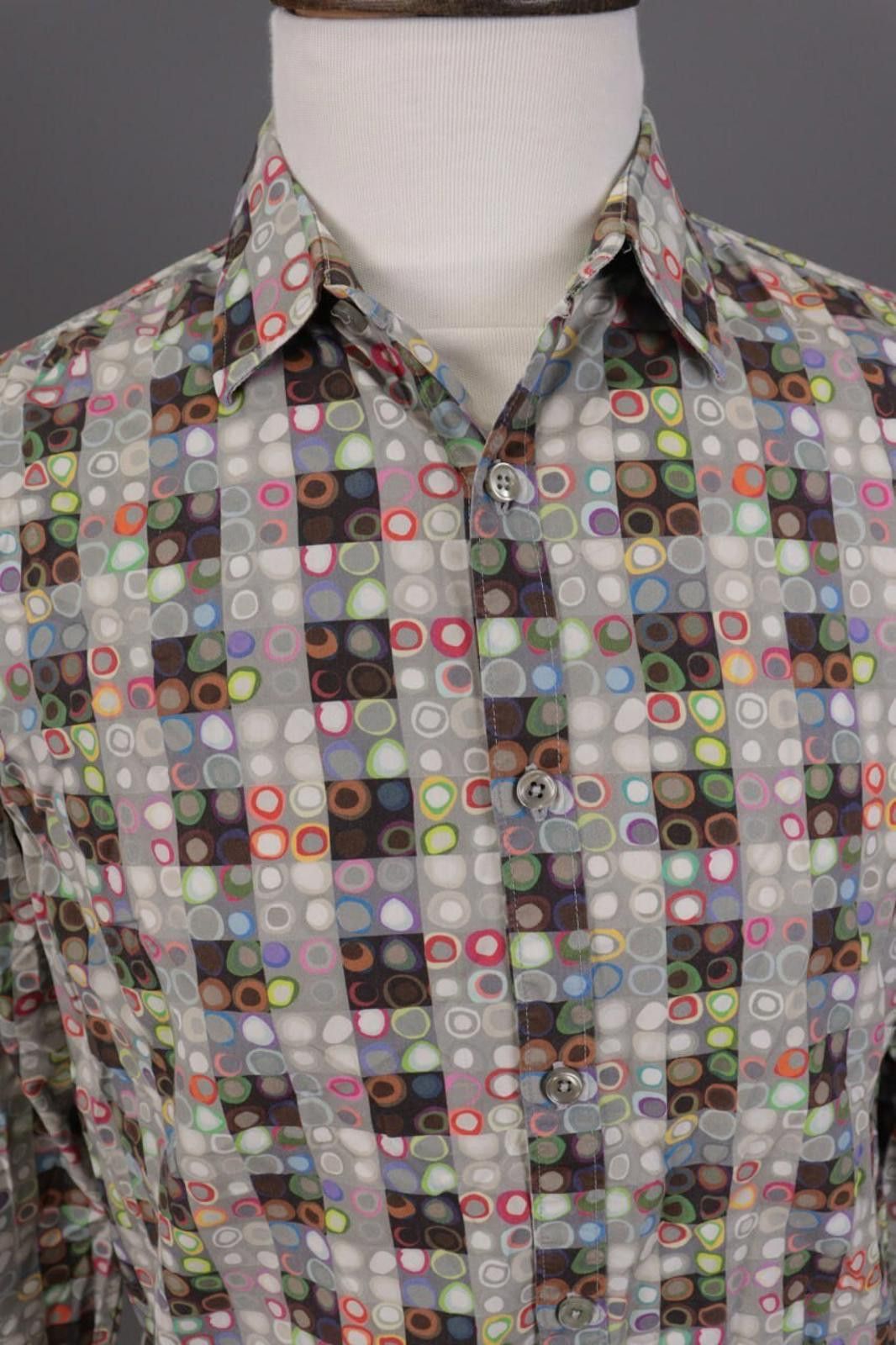 Desigual Desigual Regular Fit Multicolor Printet Shirt Sz L Size US L / EU 52-54 / 3 - 5 Thumbnail