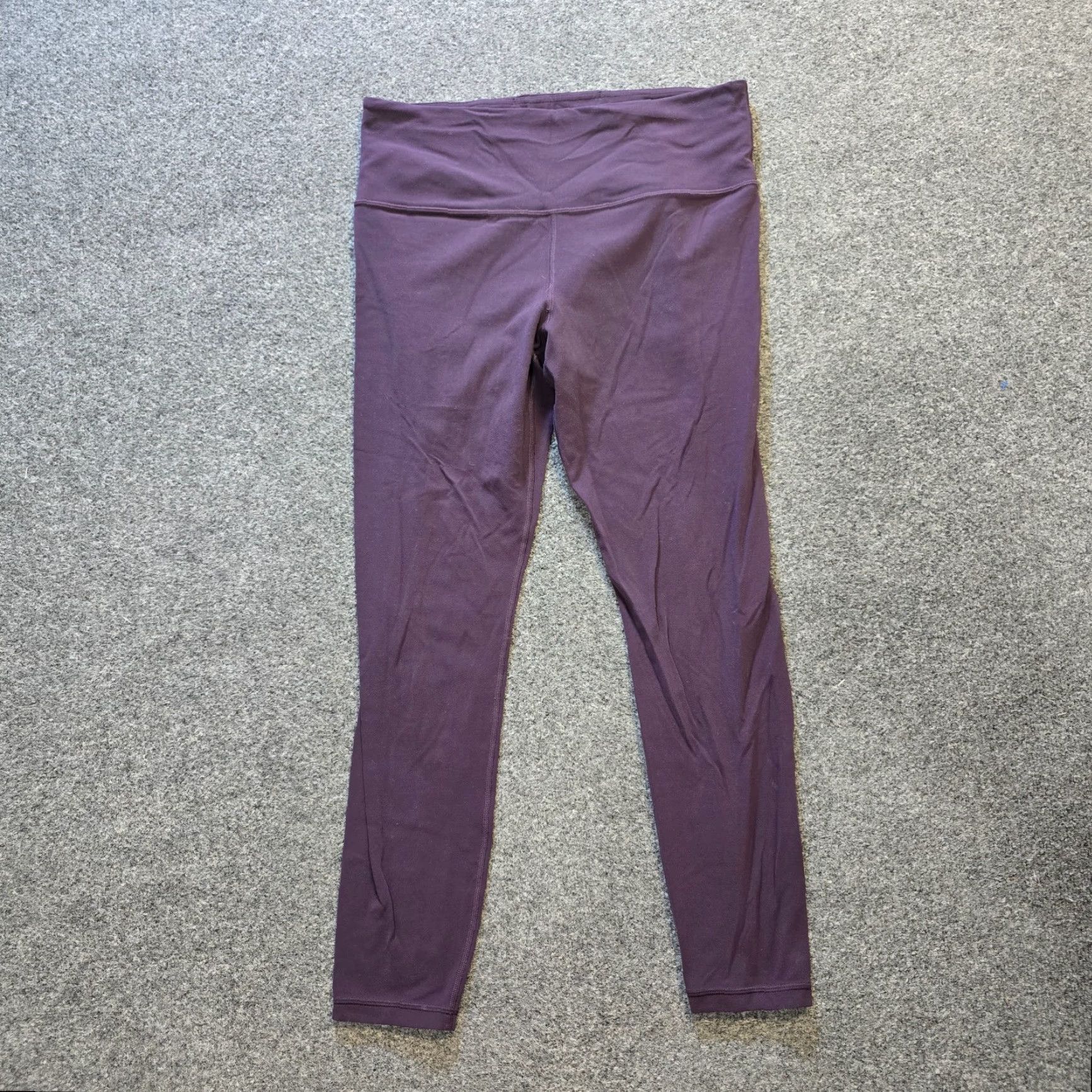 Athleta Athleta Pants Womens Large Purple Elation 7/8 Cropped Stretch Athletic Casual Size 36" / US 14 / IT 50 - 2 Thumbnail