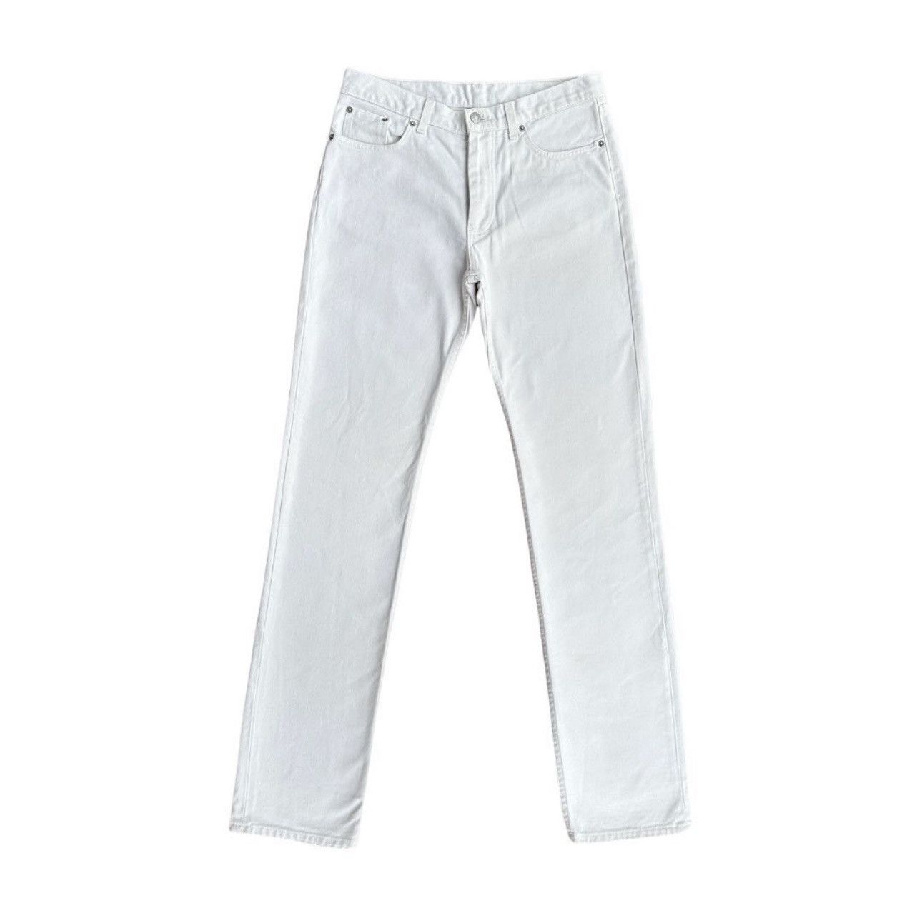 Helmut Lang Vintage Helmut Lang Boot Cut White Denim Jeans Size US 30 / EU 46 - 1 Thumbnail