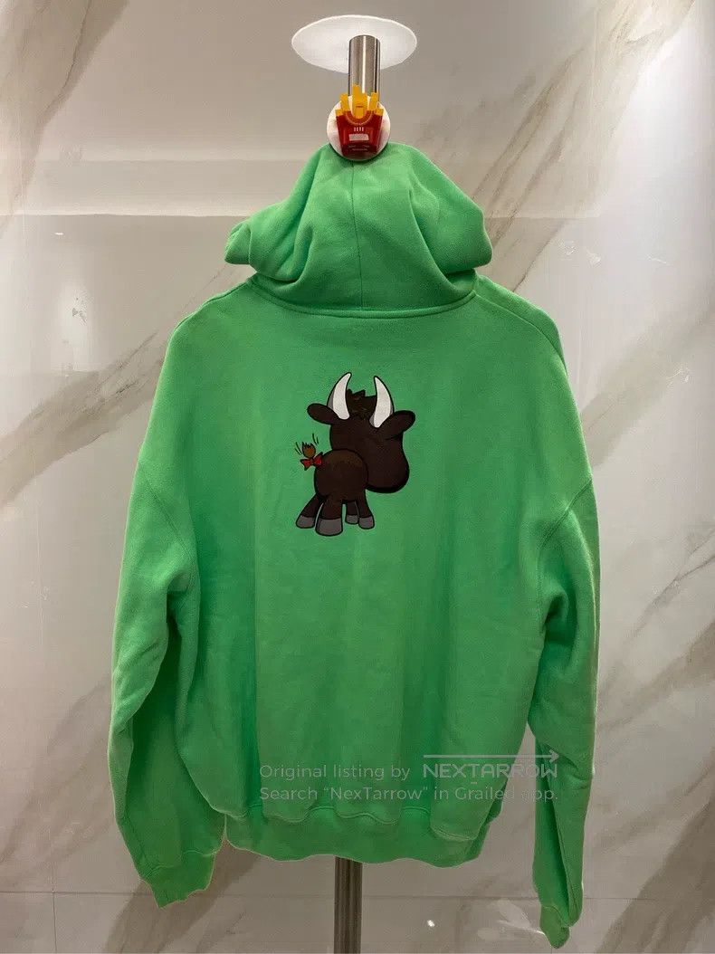Balenciaga Balenciaga Mini Pony Logo Hoodie - Size XS, Green Size US XS / EU 42 / 0 - 3 Thumbnail