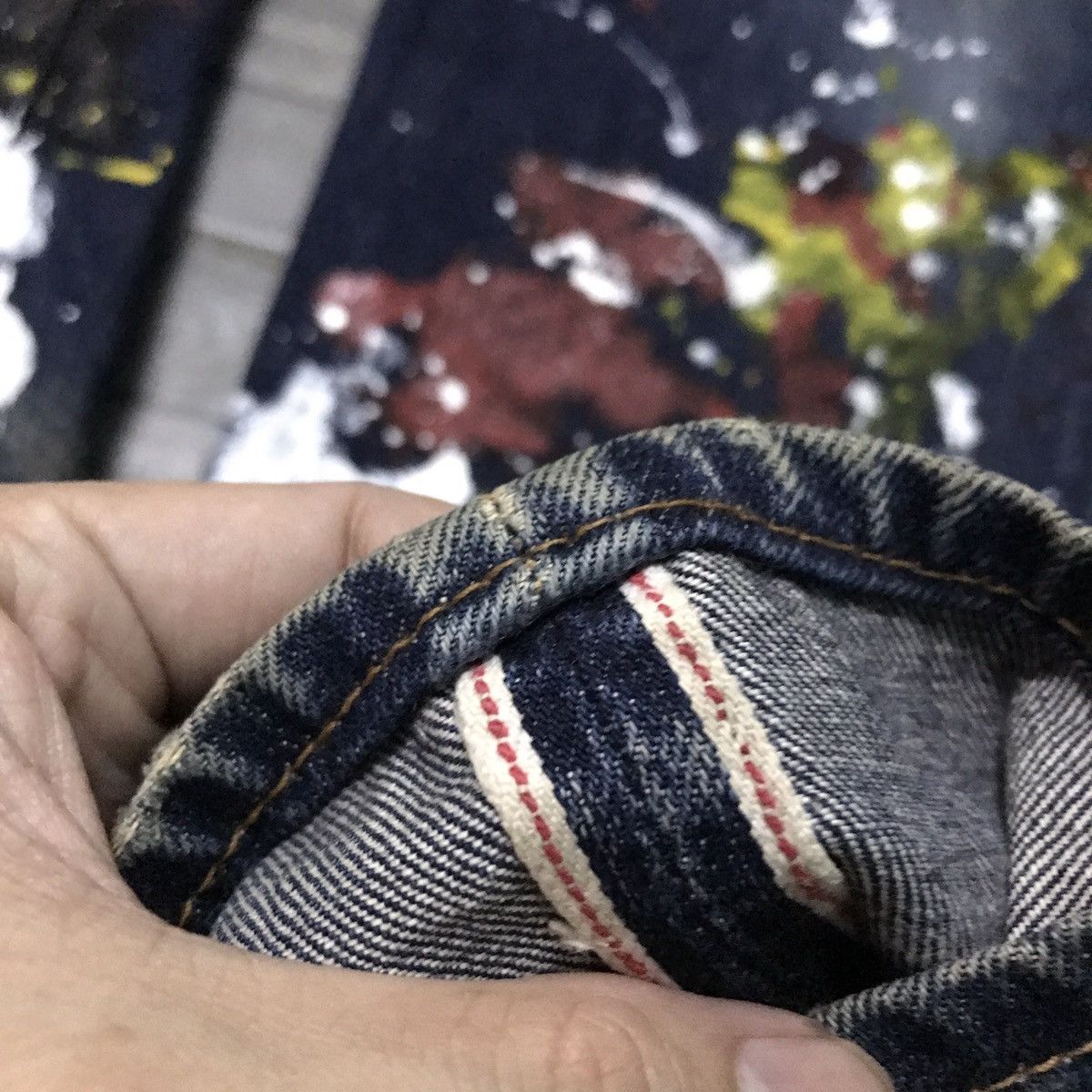 Japanese Brand × Vintage Vintage Gowest selvedge jeans like junya watanabe painter Size US 33 - 6 Thumbnail