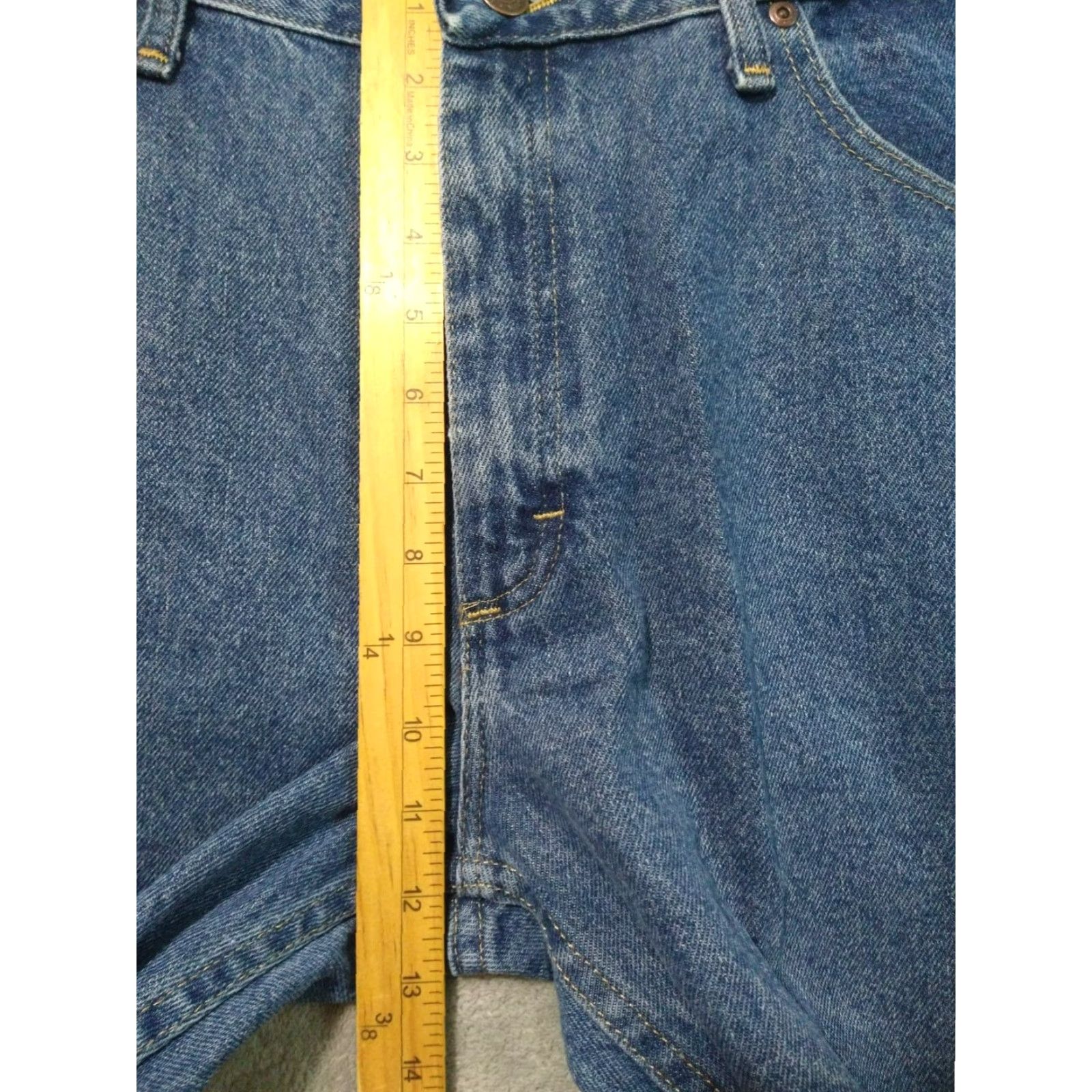 Wrangler Wrangler Jeans Mens 36x29 Blue Denim Regular Fit 5 Star Premium Dark Wash Size US 36 / EU 52 - 4 Thumbnail