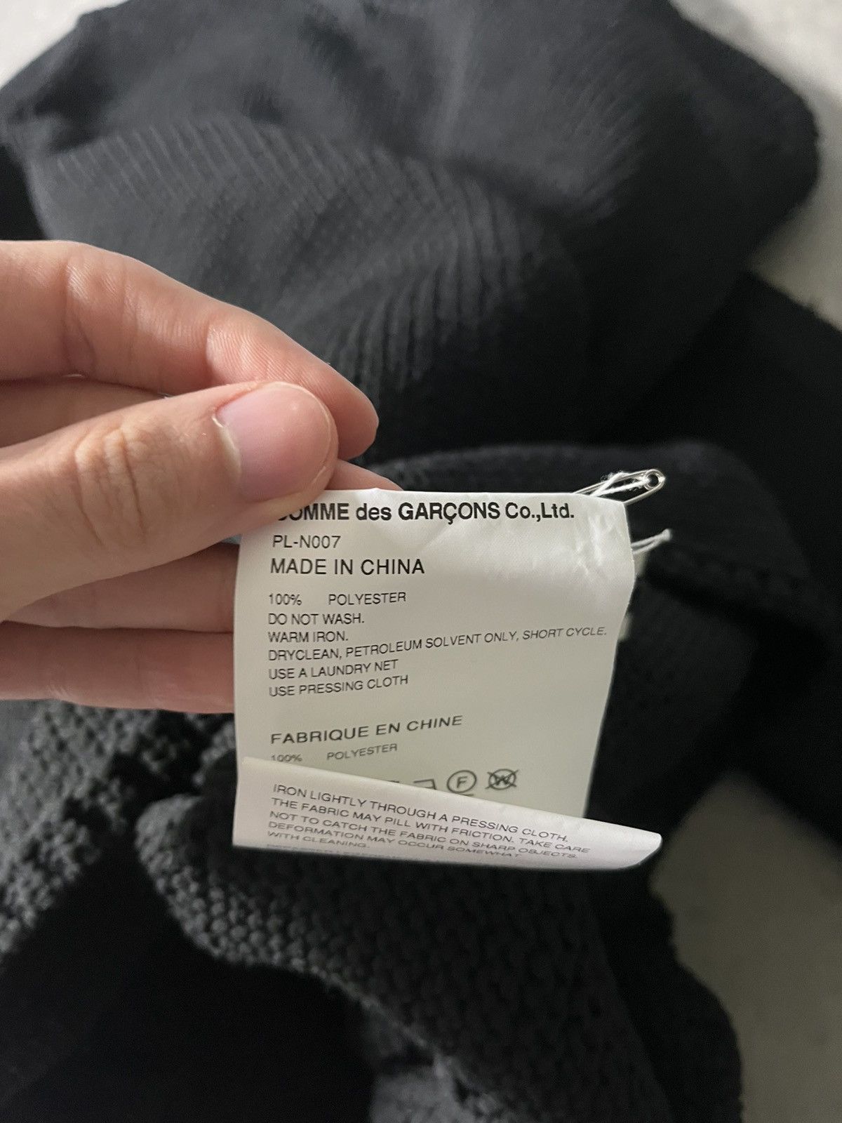 Comme des Garcons × Comme des Garcons Homme Plus × Japanese Brand Comme des Garcons Homme Plus braid black sweater knit Size US M / EU 48-50 / 2 - 11 Thumbnail