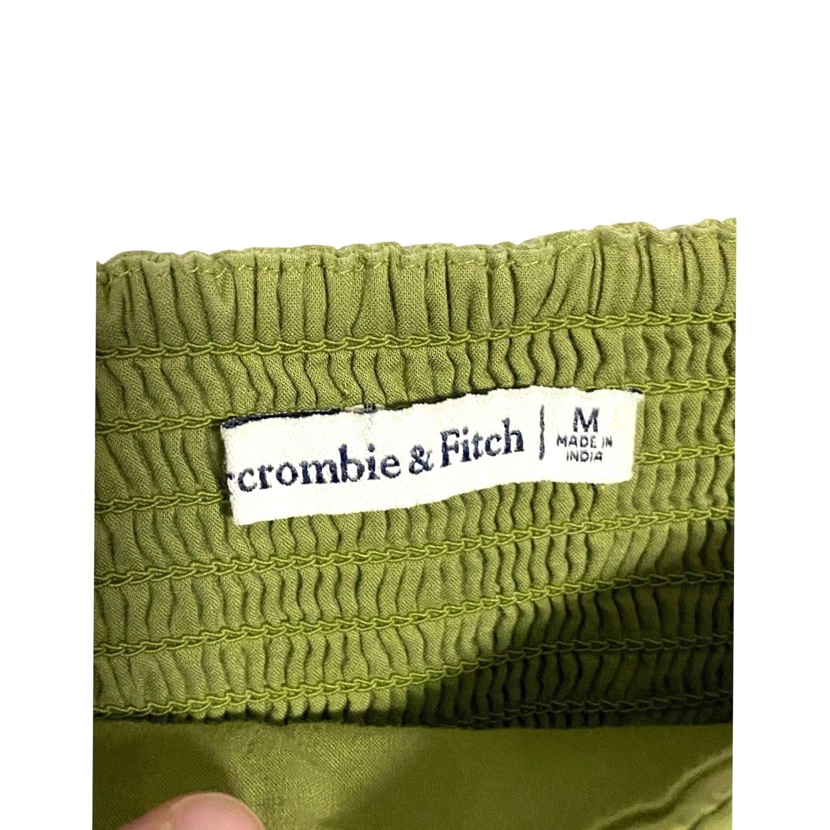 Abercrombie & Fitch Abercrombie Green Crop Top M Size Regular Cozy Cowgirl Size M / US 6-8 / IT 42-44 - 5 Thumbnail