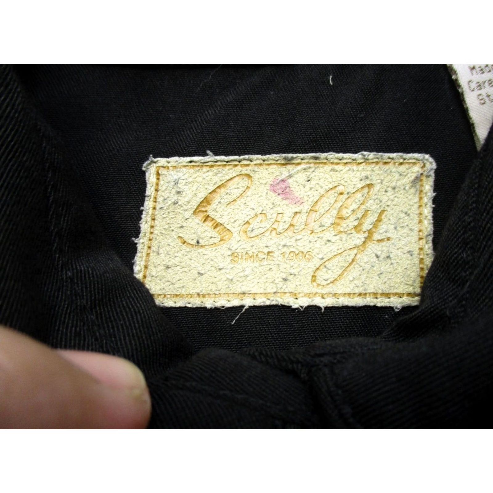 Scully Scully Shirt Womens Small Black Western Embroidered Rhinestone Cross Snap Top Size S / US 4 / IT 40 - 3 Thumbnail