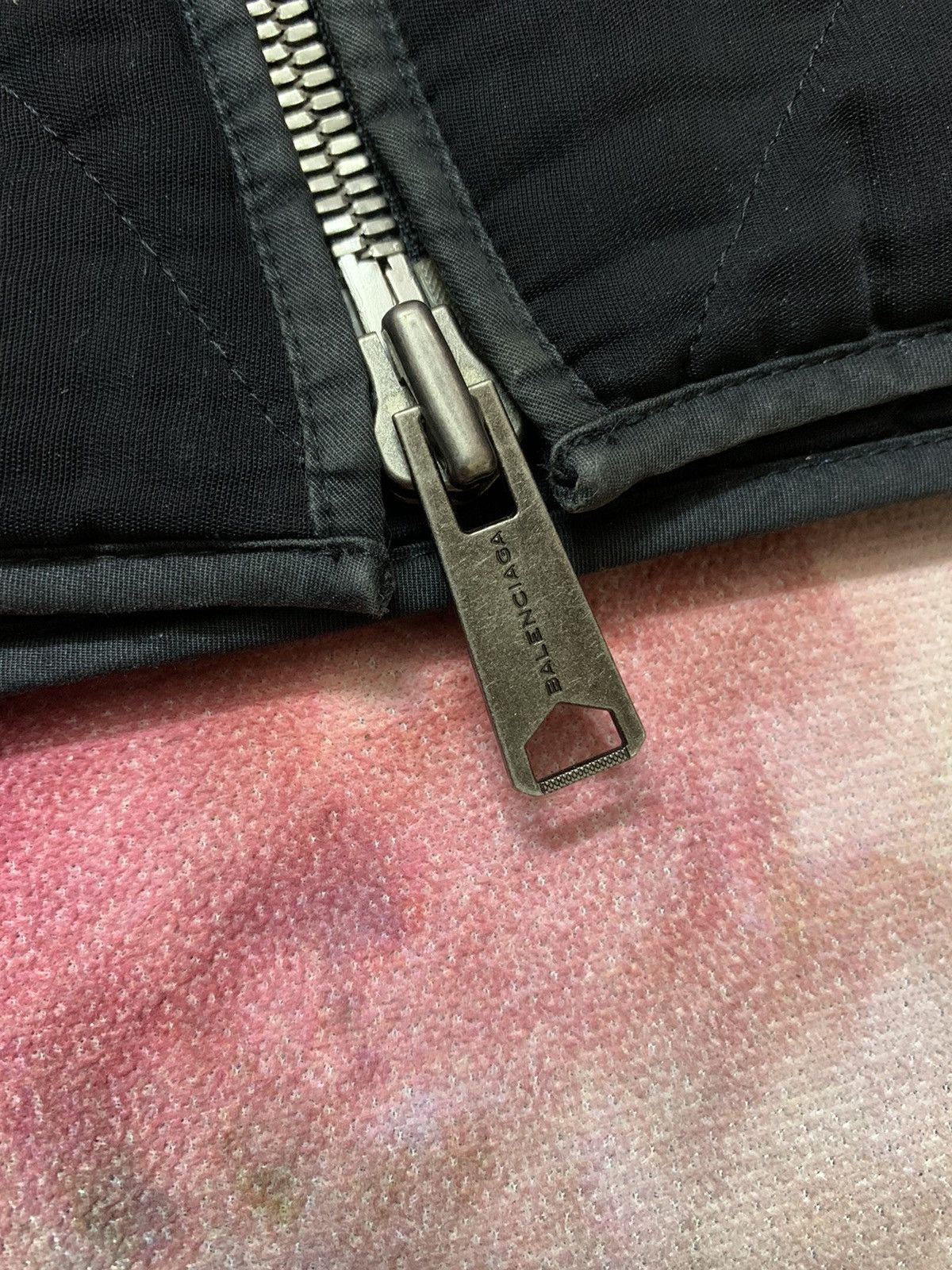 Balenciaga AW09’ BALENCIAGA PARIS Quilted Assymetrical Zip-Up Jacket Size US S / EU 44-46 / 1 - 7 Thumbnail