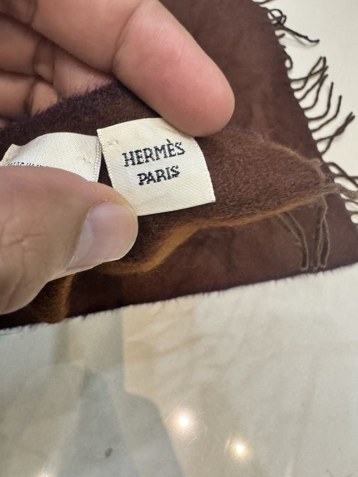 Hermes HERMES CASHMERE SILK SCARF Size ONE SIZE - 6 Thumbnail