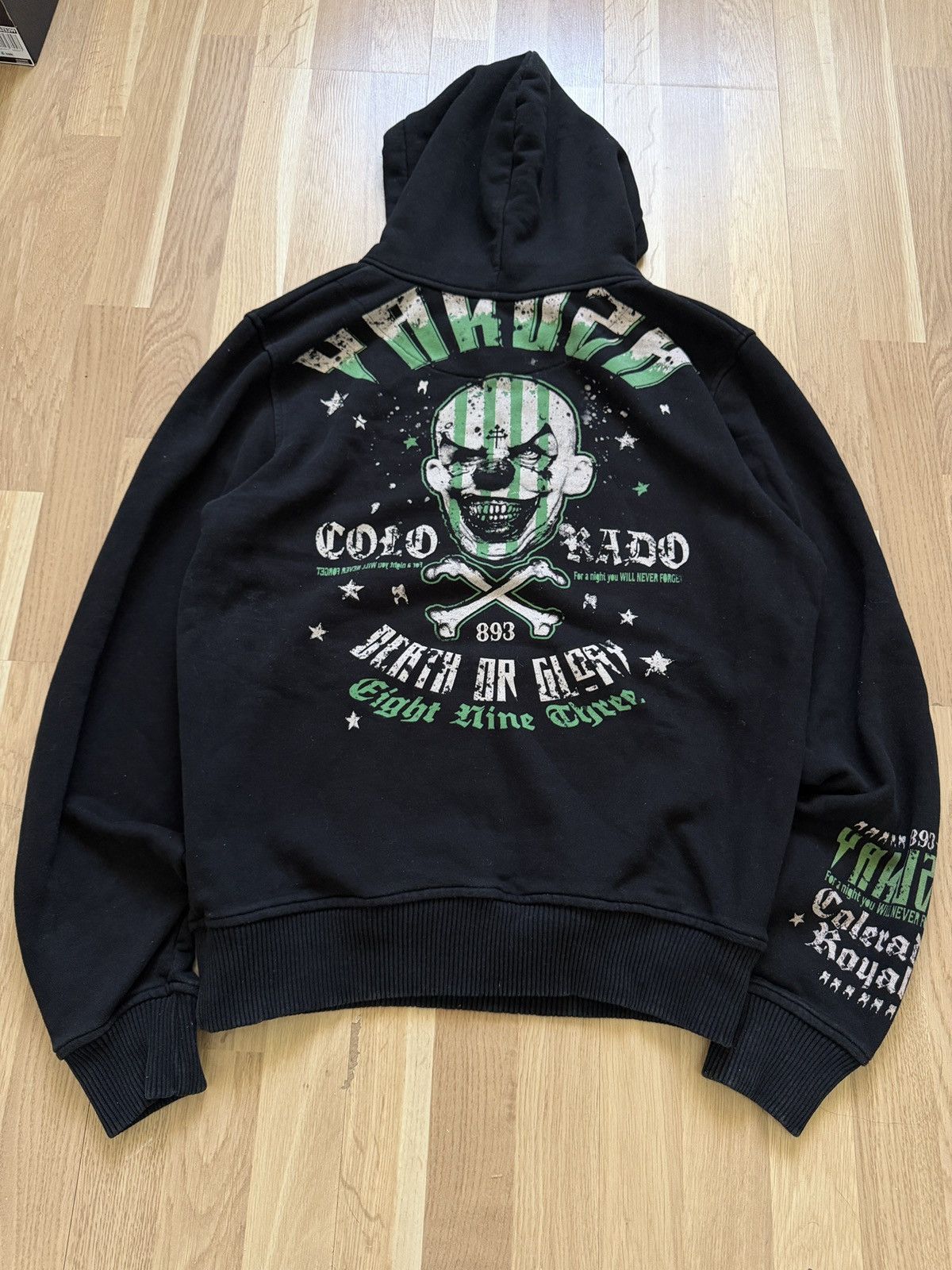 Affliction Vintage affliction gothic punk hoodie archive 2000s clown Size US L / EU 52-54 / 3 - 2 Thumbnail