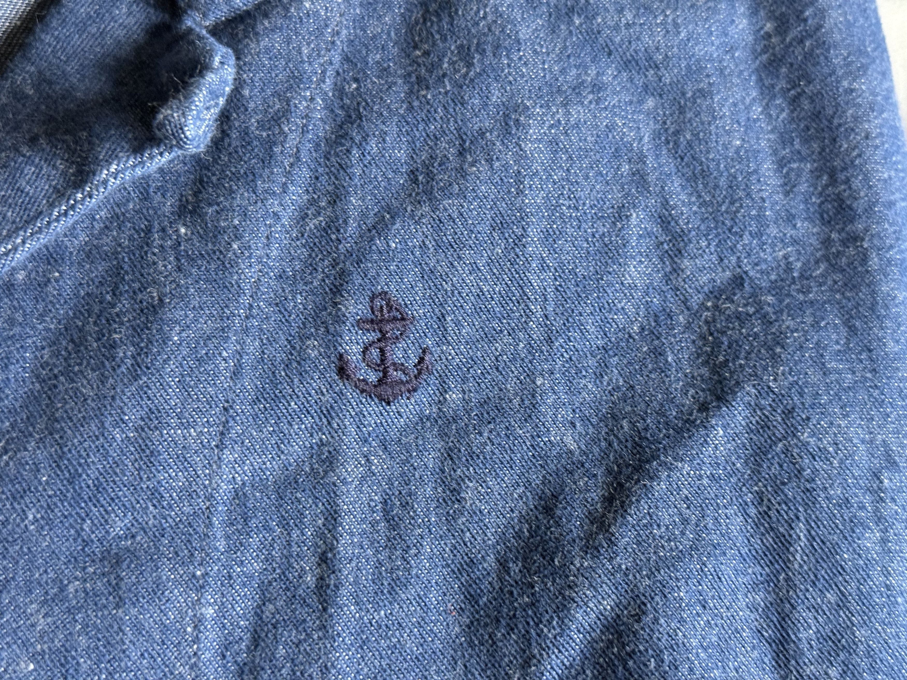 J.Crew J. Crew anchor stitch indigo chambray S/S Button Up Shirt Size US M / EU 48-50 / 2 - 5 Thumbnail