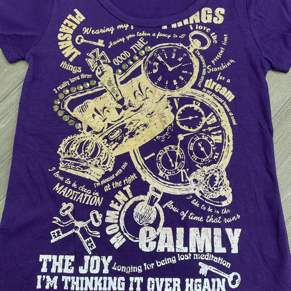 Chami Chami Poem Gothic Grunge Punk Skulls Tee Ifsixwasnine